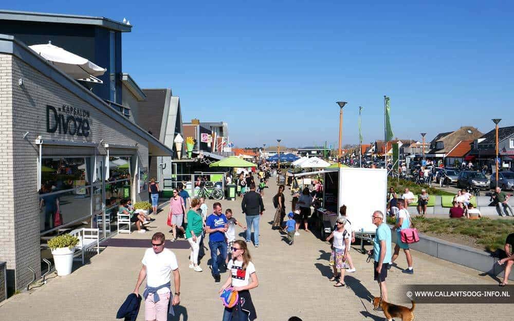 Het dorpsplein van Callantsoog