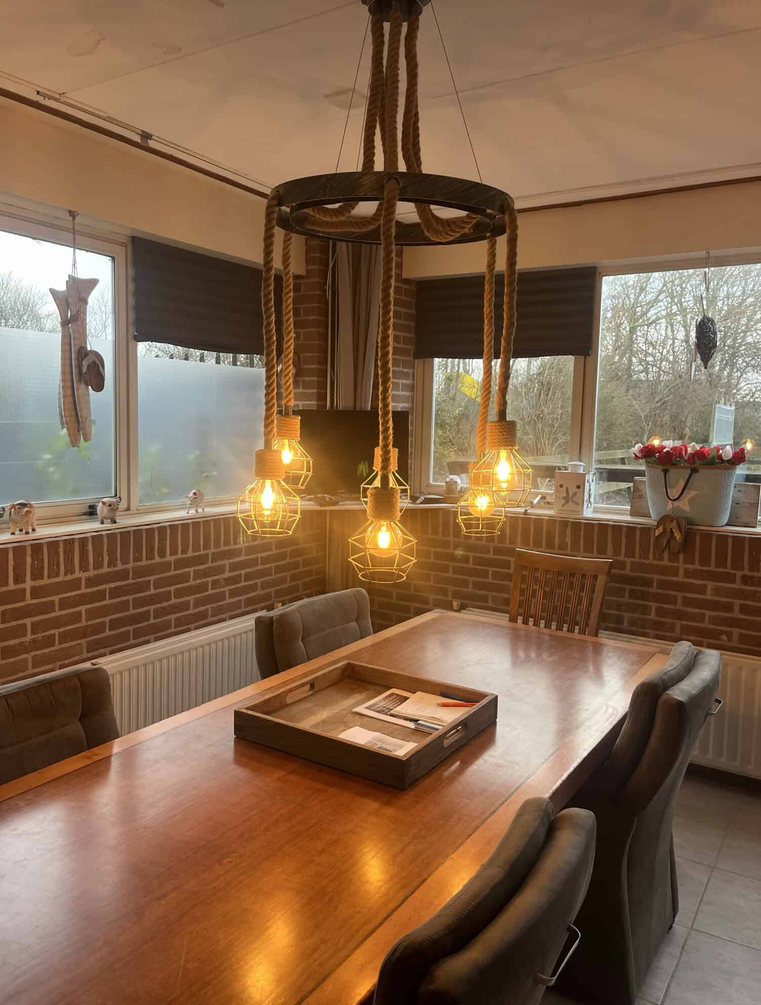 De kantine met de grote tafel